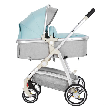 Nouveau bébé poussette/porte-bébé pliable 3 en 1 landau/poussette de voyage de luxe pliable poussette bébé poussette